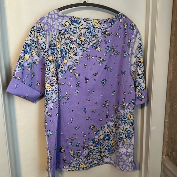 Karen Scott Short Sleeve Top Size XL NWOT - Picture 6 of 8